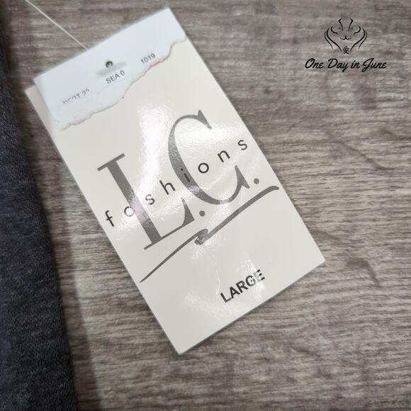 I.C. Fashions Legging Pants Size L - Picture 2 of 6